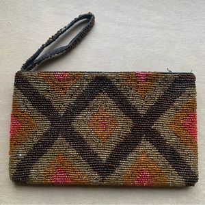 Beaded Clutch Purse Pouch Wristlet About Color colorful